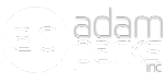 adam parks in logo in white